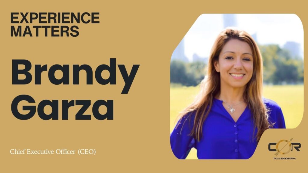 Tax Firm in Austin, Brandy Garza with COR Tax & Bookkeeping